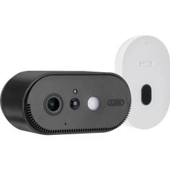 ABUS Akku Cam PPIC90000B Wi-Fi IP-Set Pour Caméra De Surveillance 2 Canaux Avec 1 Caméra 1920 X 1080 Pixels